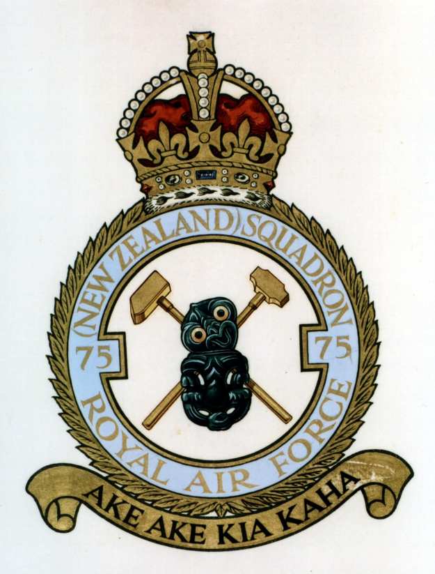 Badge of No. 75 (NZ) Squadron, RAF.